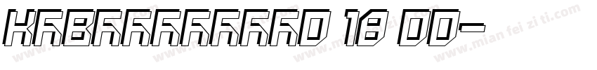 KSVSTQHACZ0 18 00字体转换